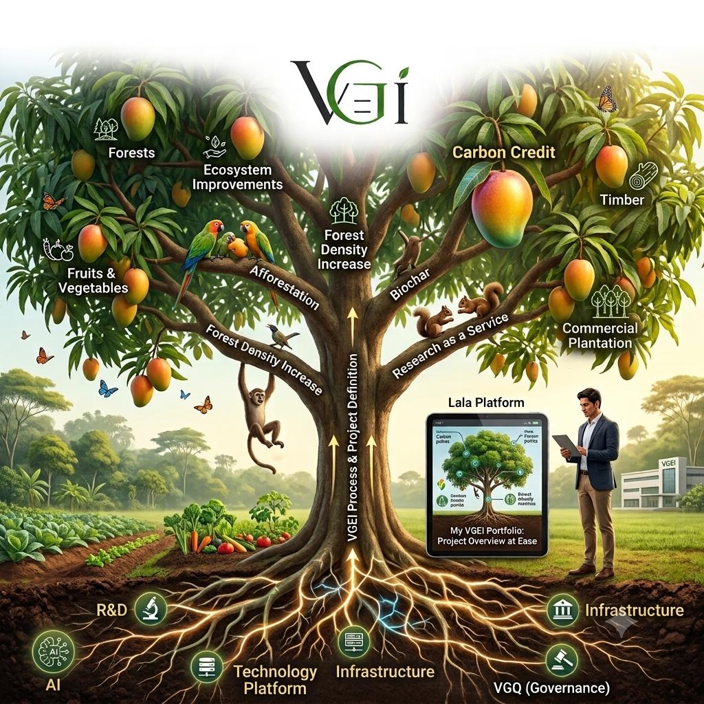 VGEI &mdash; one tree, many outcomes: carbon credits, timber, ecosystems, research